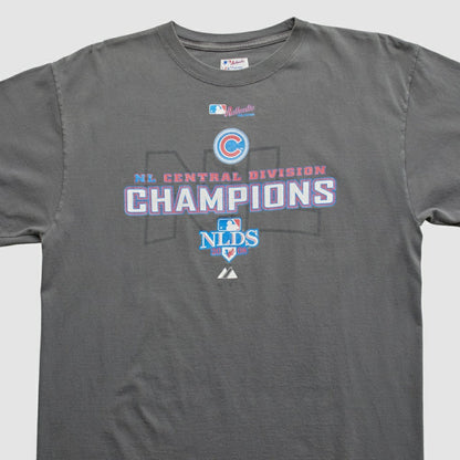 Chicago Cubs Majestic 2008 T-shirt - Gray Vintage