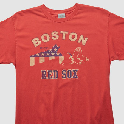 Boston Red Sox Genuine Merchandise 2000s T-shirt - Red Vintage