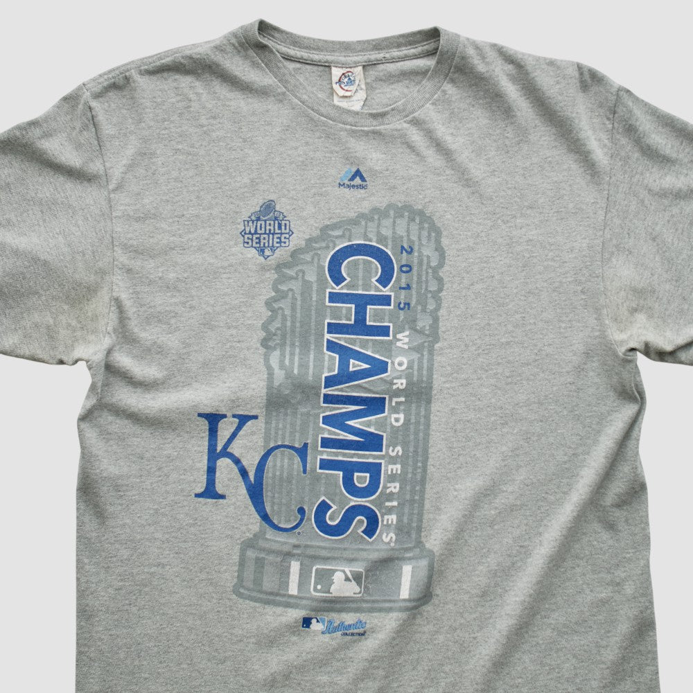 Kansas City Royals Delta 2015 T-shirt - Heather Gray Vintage