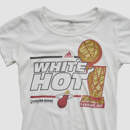 Miami Heat 2013 T-shirt - White Vintage | Adidas for sale