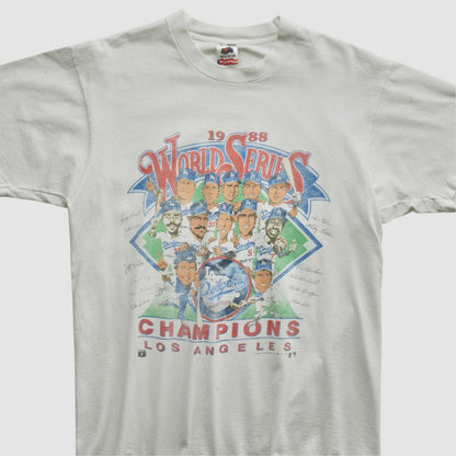World Series Fruit of The Loom 1988 T-shirt - White Vintage