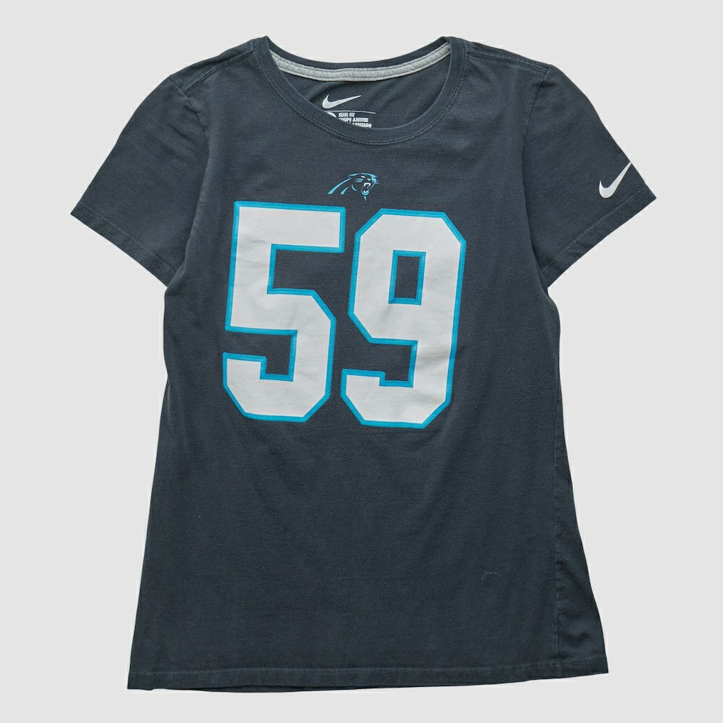 Carolina Panthers 2010s T-shirt - Black Vintage on sale