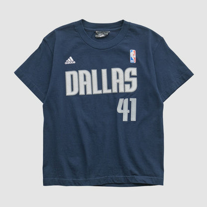 Dallas Mavericks 2010s T-shirt sale - Navy Vintage | Adidas cheap