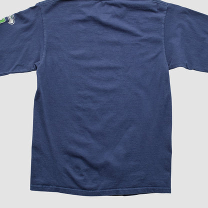 Seattle Seahawks NFL 2010s Long Sleeve T-shirt - Navy Vintage discount