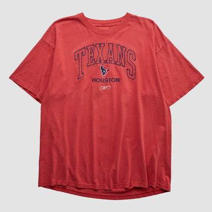 Houston Texans Reebok 2000s T-shirt - Red Vintage sale