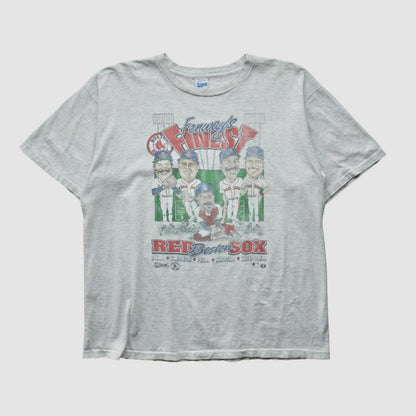 Boston Red Sox Salem Sportswear 90s T-shirt - Heather Gray Vintage