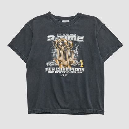 San Antonio Spurs Reebok 2005 T-shirt - Black Vintage | Vintage outlet