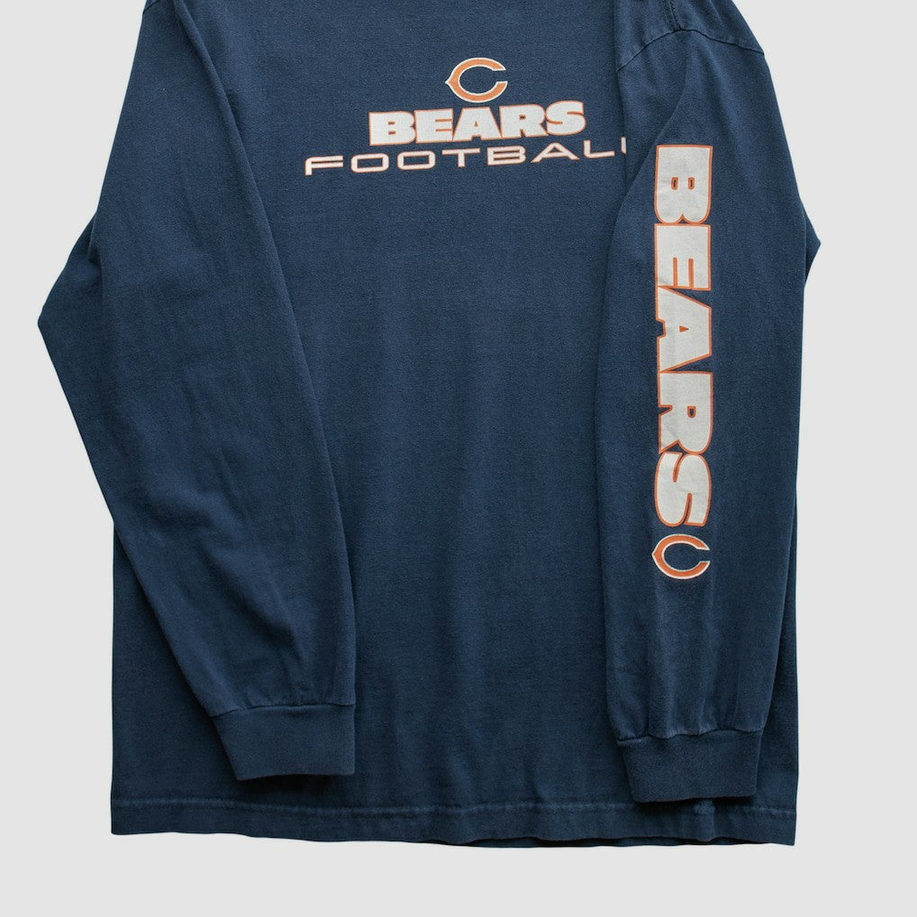 Chicago Bears NFL 2010s Long Sleeve T-shirt - Navy Vintage sale