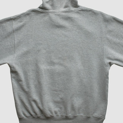 New York Yankees Majestic 2000s Hooded Pullover Sweatshirt - Heather Gray Vintage