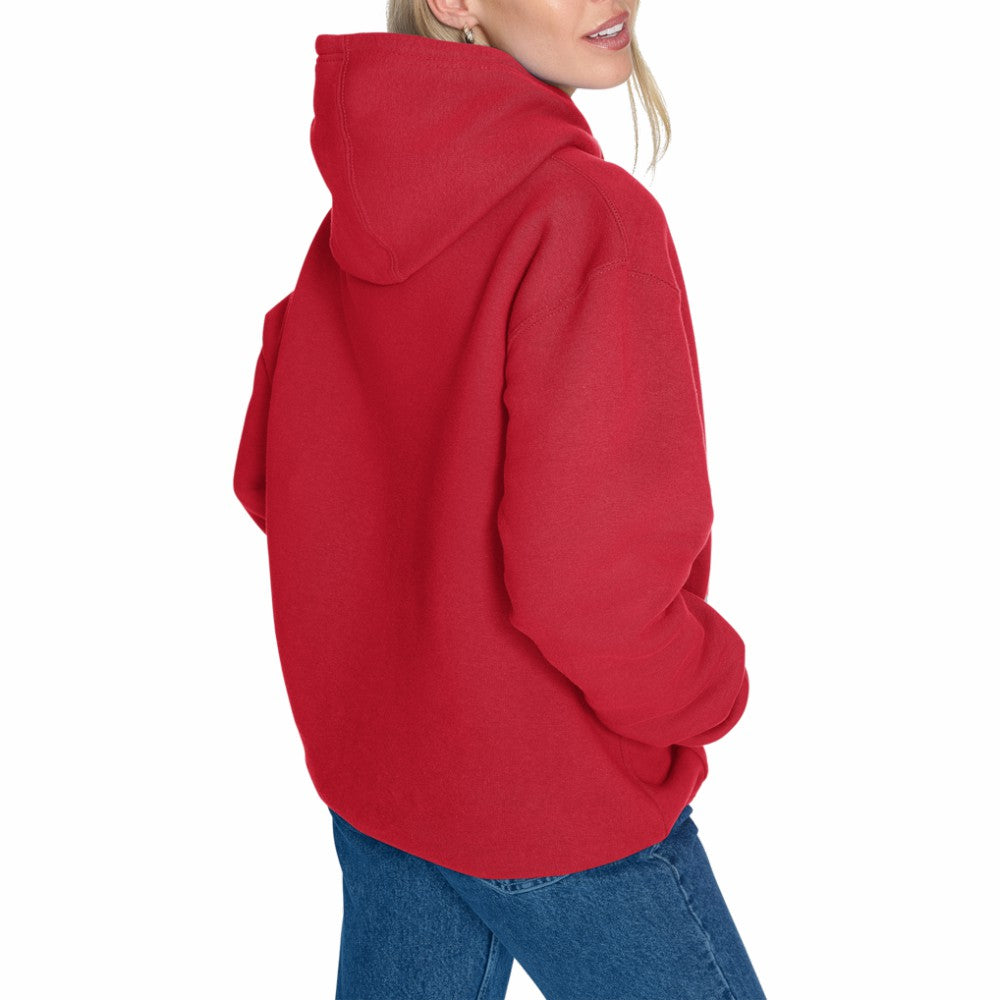 Washington Nationals Starter Women's Lace Team Lockup Fleece Hoodie - Red