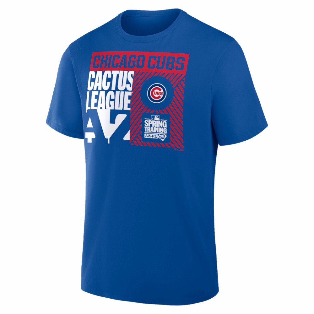 Chicago Cubs 2026 Spring Training True Icon T-Shirt - Royal