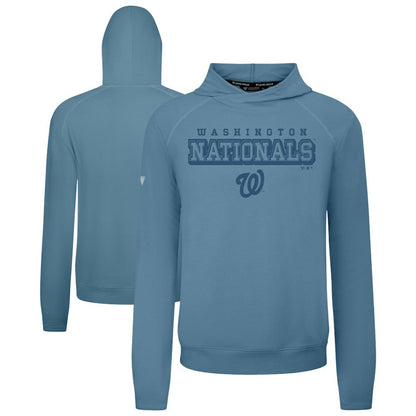 Washington Nationals Levelwear Mandate Tri-Blend Hoodie - Blue