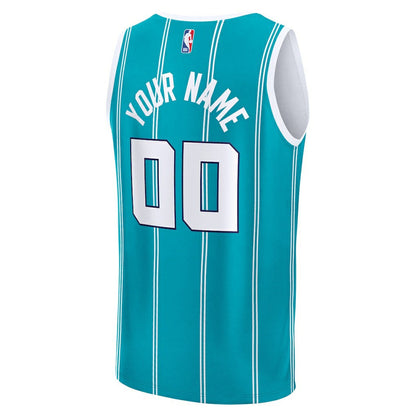 Charlotte Hornets Fast Break Custom Jersey - Icon Edition - Teal | Fanatics cheap