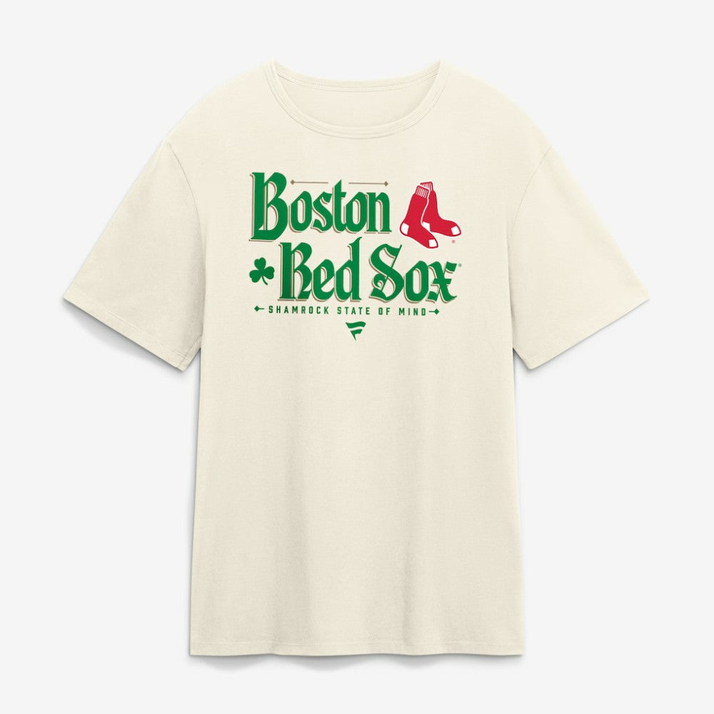 Boston Red Sox Shamrock State Of Mind T-Shirt - Cream