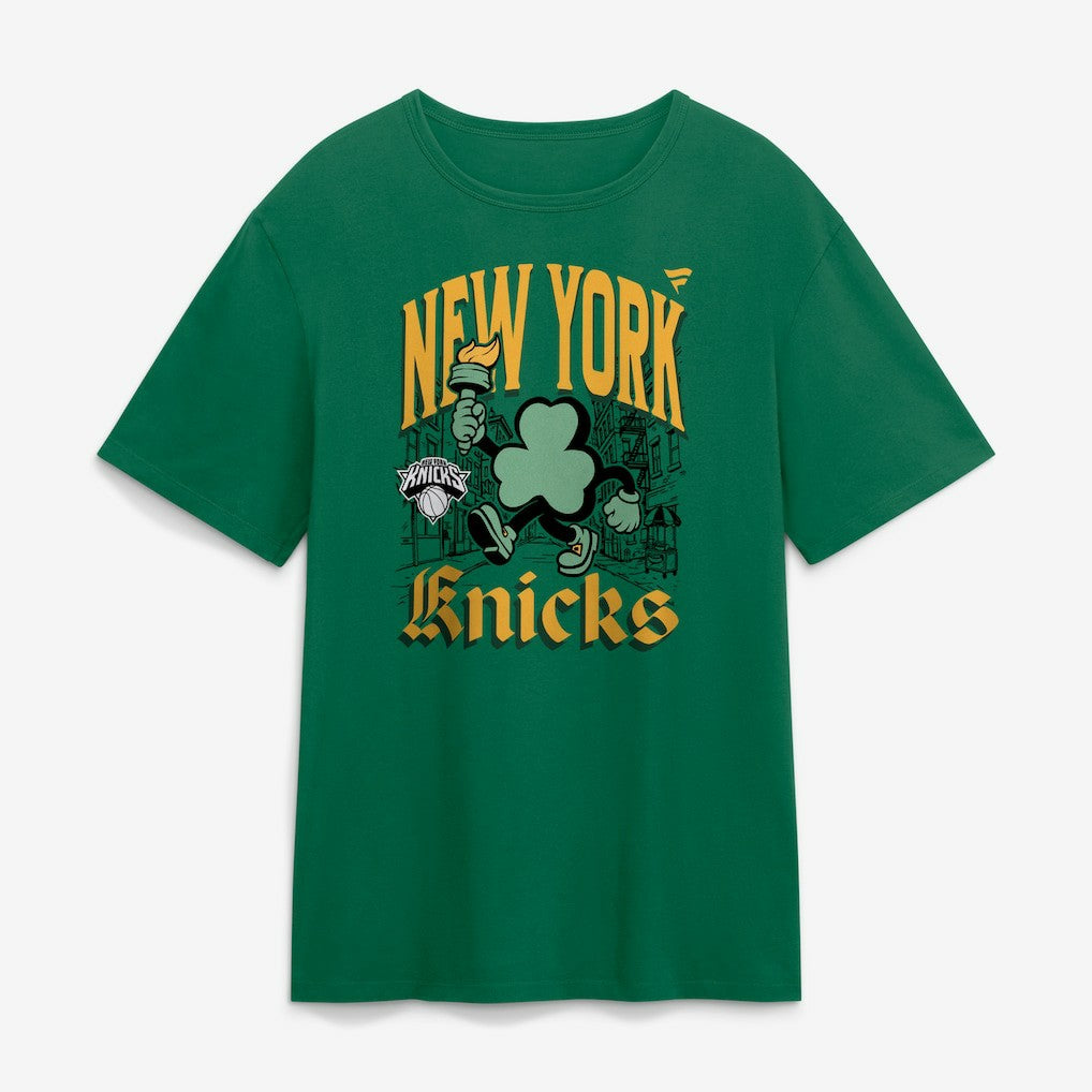 New York Knicks St. Patrick's Day Parade T-Shirt - Green on sale