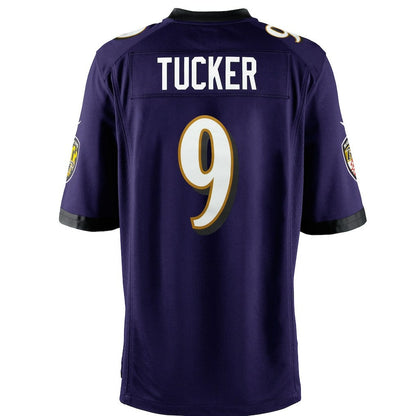 Justin Tucker Baltimore Ravens Youth Game Jersey - Purple | Nike on sale