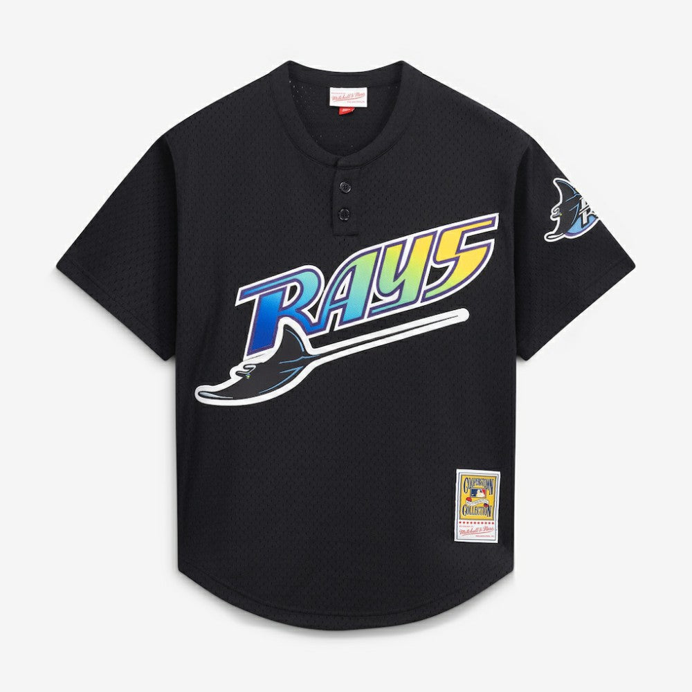 Wade Boggs Tampa Bay Rays Authentic Batting Practice Jersey - Black | Mitchell & Ness