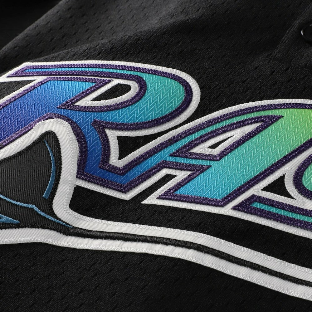 Wade Boggs Tampa Bay Rays Authentic Batting Practice Jersey - Black | Mitchell & Ness
