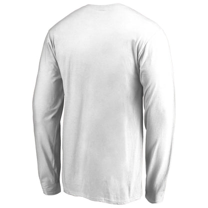 Portland Trail Blazers Primary Logo Long Sleeve T-Shirt - White for sale
