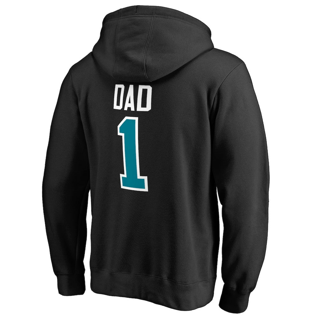 Charlotte Hornets #1 Dad Pullover Hoodie - Black online