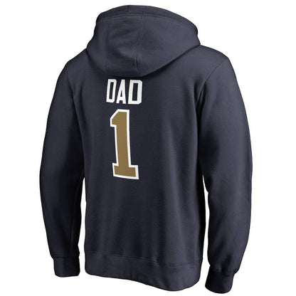 New Orleans Pelicans #1 Dad Pullover Hoodie - Navy sale