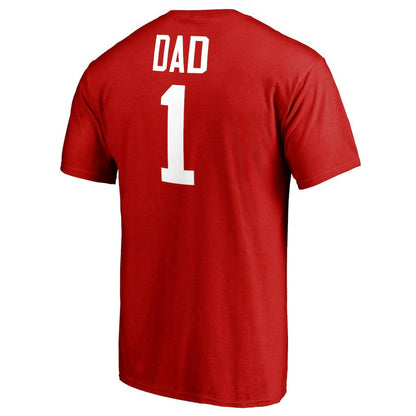 Atlanta Hawks #1 Dad T-Shirt - Red sale