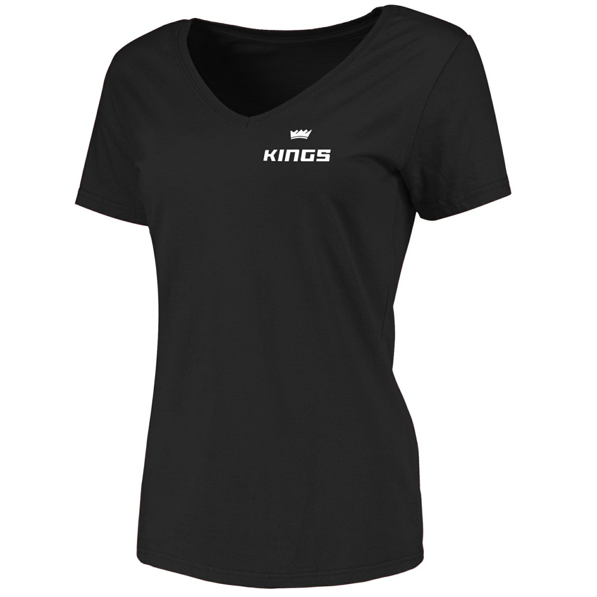 Sacramento Kings Women's Logo V-Neck T-Shirt - Black online