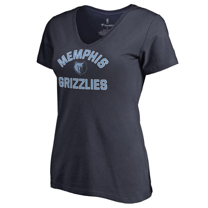 Memphis Grizzlies Women's Overtime V-Neck T-Shirt - Navy discount