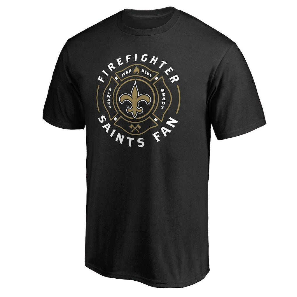 New Orleans Saints Black Firefighter T-Shirt online