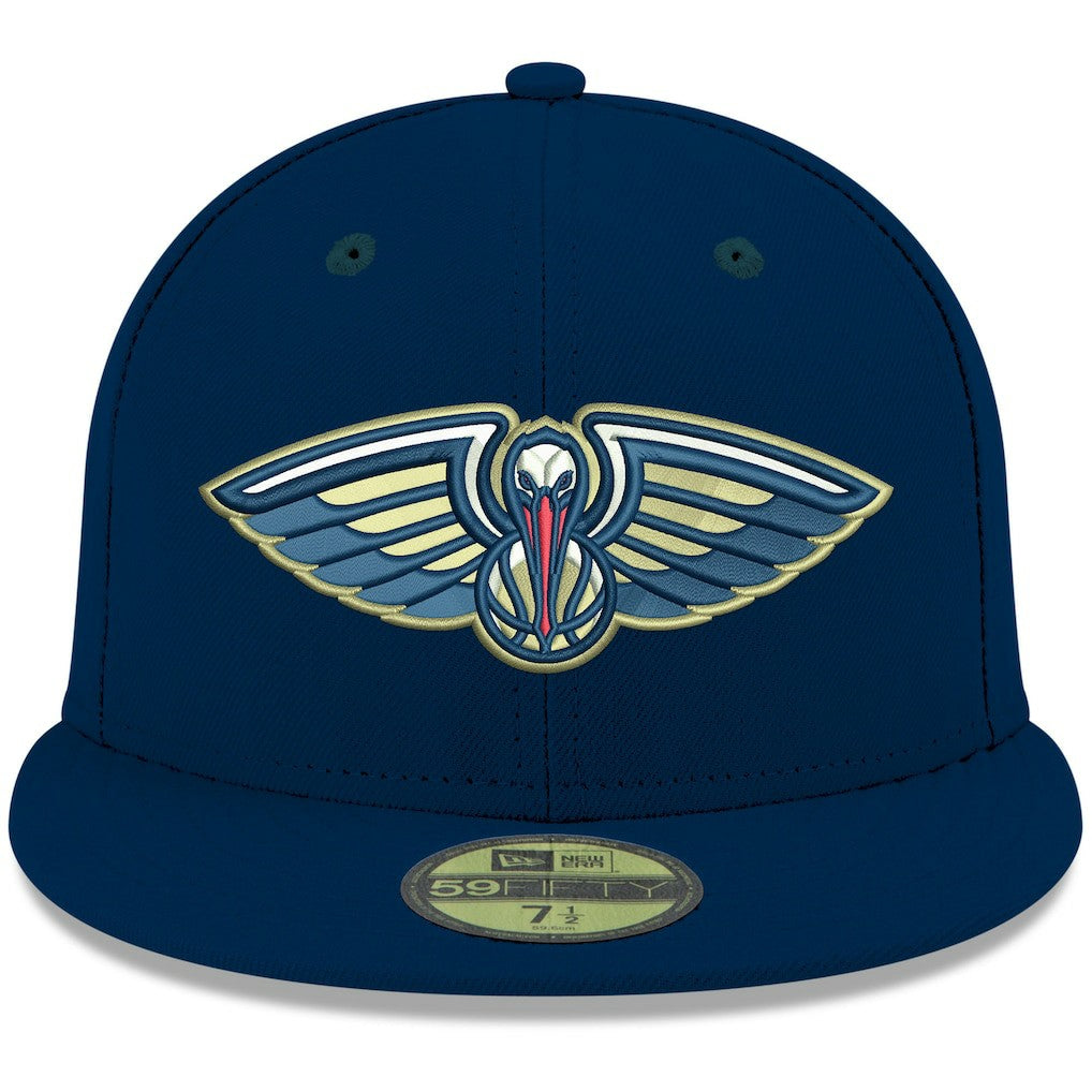 New Orleans Pelicans Team Color 59FIFTY Fitted Hat - Navy | New Era outlet