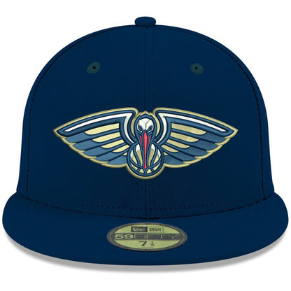 New Orleans Pelicans Team Color 59FIFTY Fitted Hat - Navy | New Era outlet