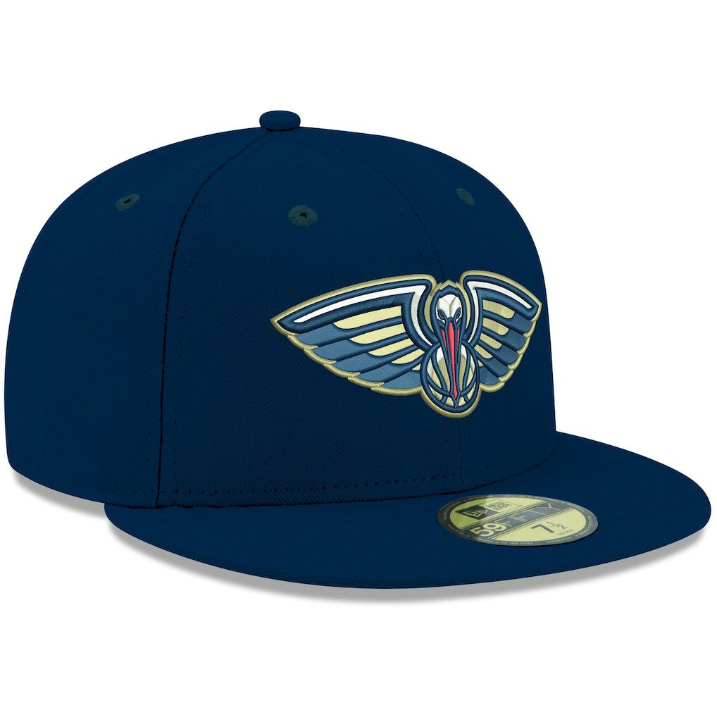 New Orleans Pelicans Team Color 59FIFTY Fitted Hat - Navy | New Era outlet