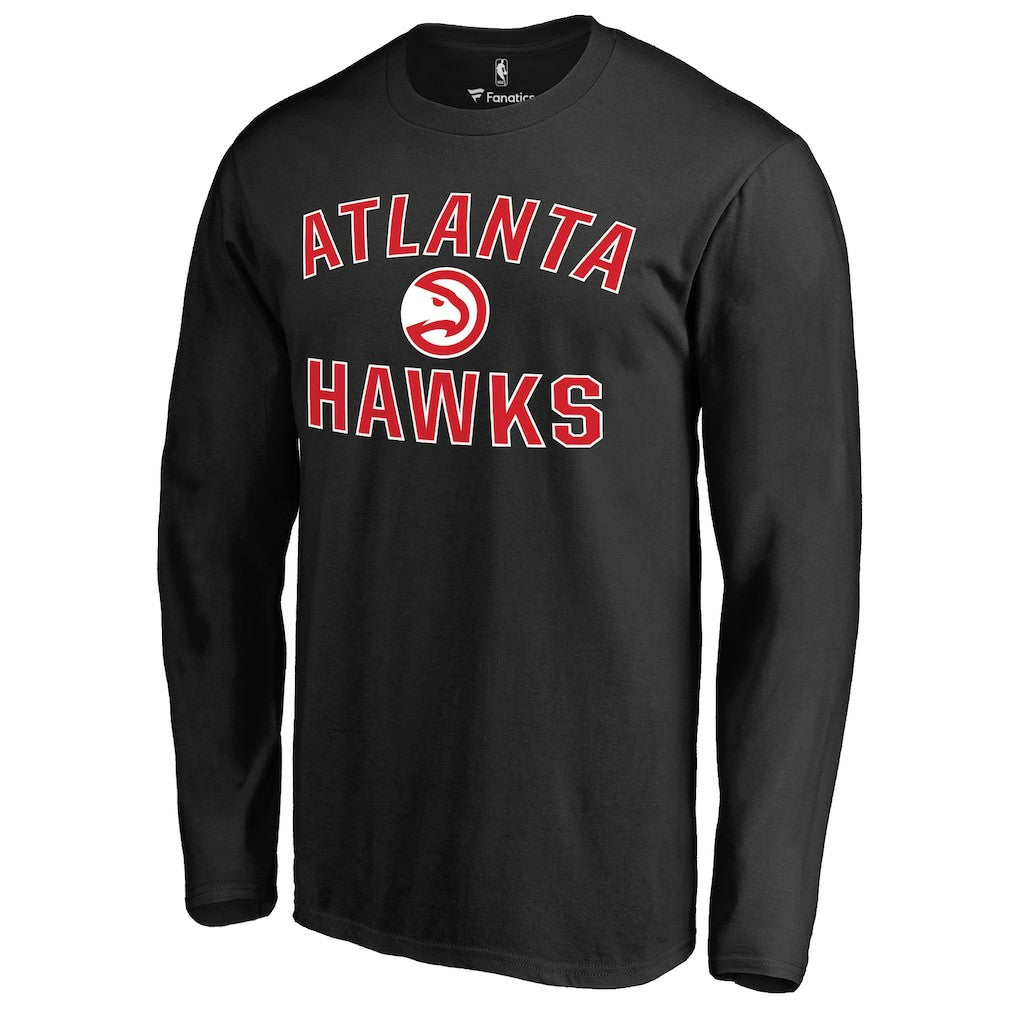 Atlanta Hawks Victory Arch Long Sleeve T-Shirt - Black for sale