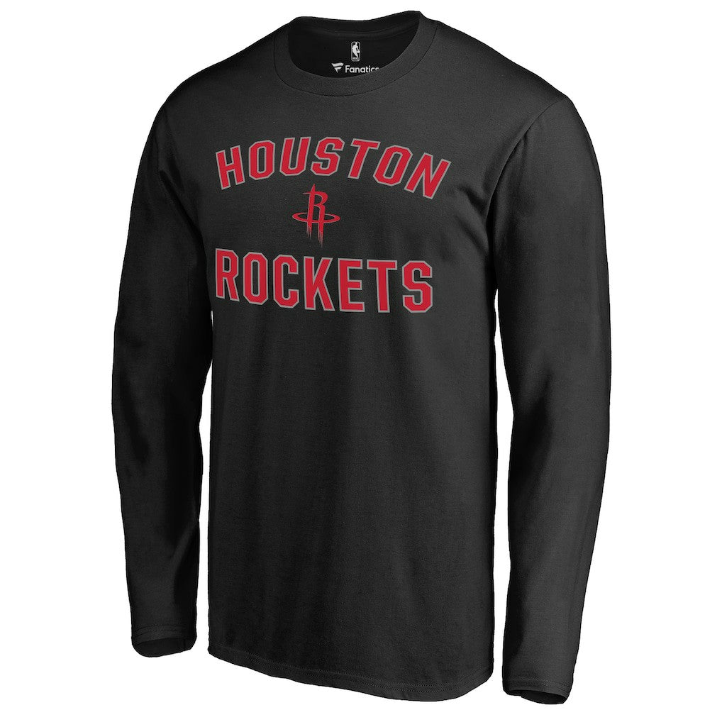 Houston Rockets Victory Arch Long Sleeve T-Shirt - Black discount