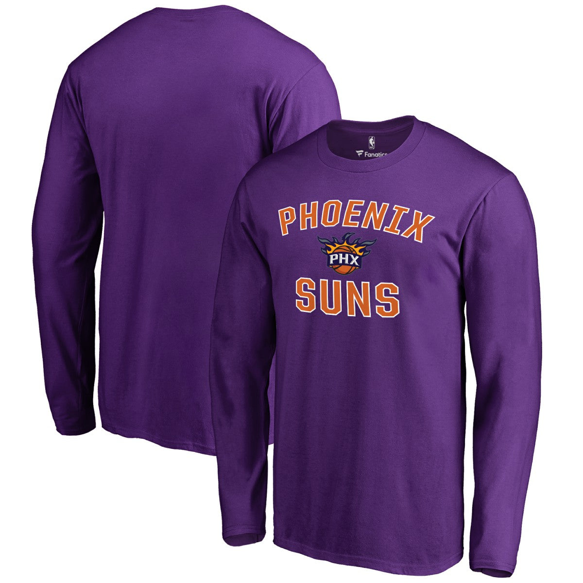 Phoenix Suns Victory Arch Long Sleeve T-Shirt - Purple shop