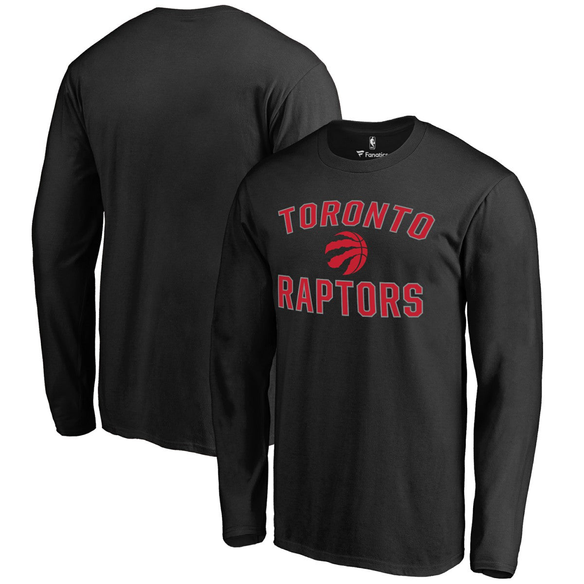 Toronto Raptors Victory Arch Long Sleeve T-Shirt - Black online