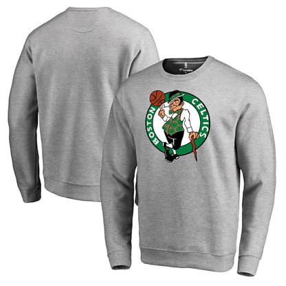 Boston Celtics Primary Logo Sweatshirt - Heathered Gray on sale