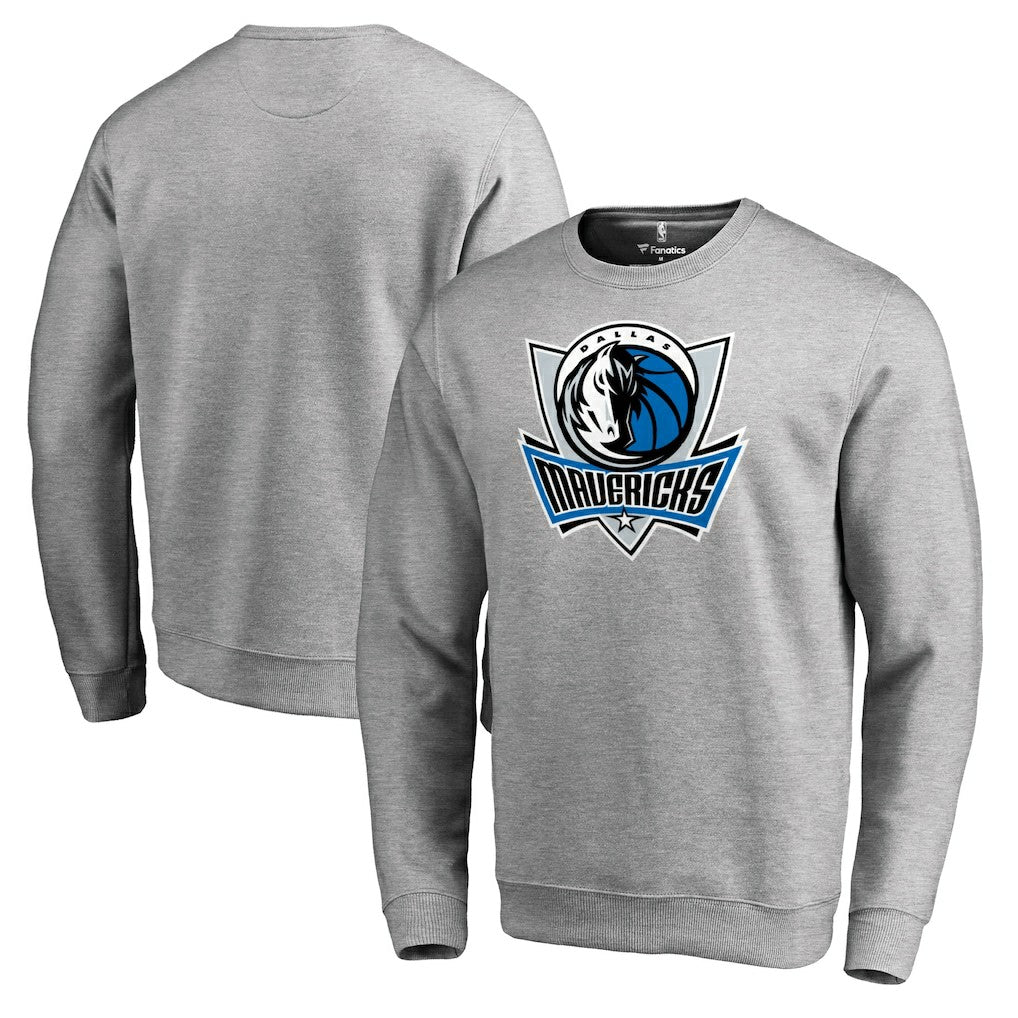 Dallas Mavericks Primary Logo Sweatshirt sale - Heathered Gray sale
