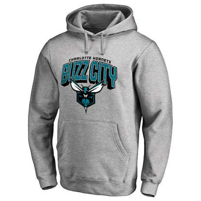 Charlotte Hornets Hometown Collection Pullover Hoodie - Heather Gray discount