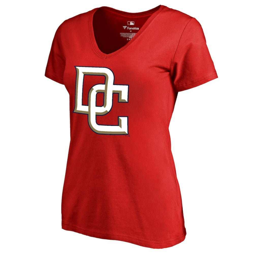 Washington Nationals Women's Cooperstown Collection Forbes T-Shirt - Red