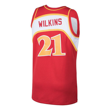 Dominique Wilkins Atlanta Hawks 1986/87 Hardwood Classics Swingman Jersey - Red | Mitchell & Ness cheap