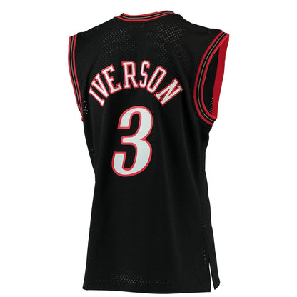 Allen Iverson Philadelphia 76ers 2000/01 Hardwood Classics Swingman Jersey sale - Black | Mitchell & Ness sale