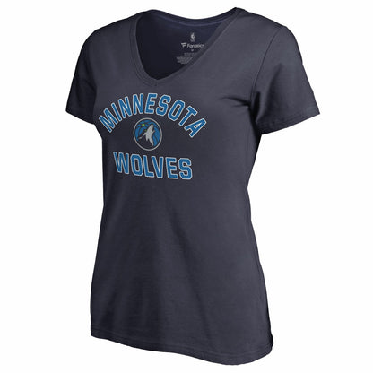 Minnesota Timberwolves Women's Overtime V-Neck T-Shirt - Navy discount