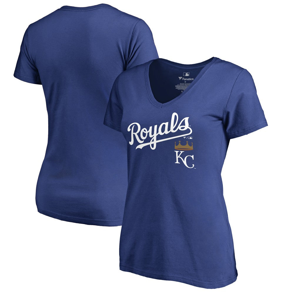 Kansas City Royals Women's Team Lockup T-Shirt - Royal