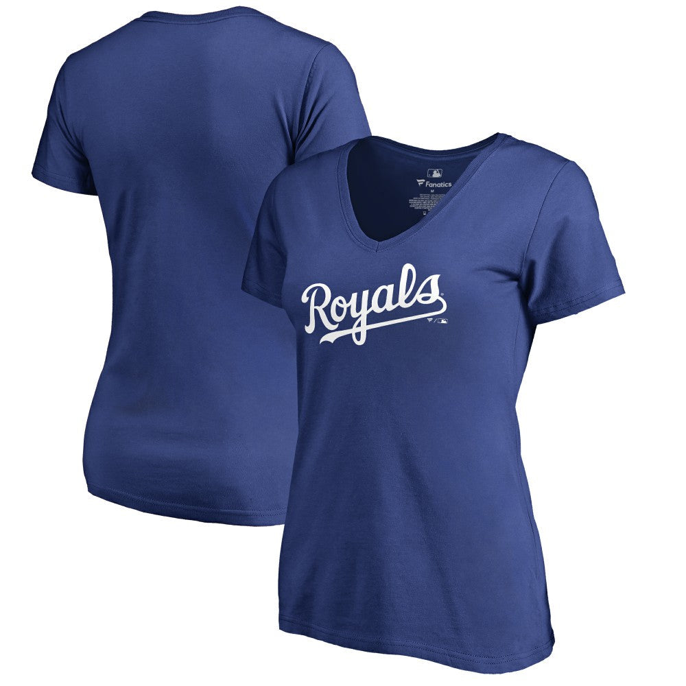 Kansas City Royals Women's Team Wordmark T-Shirt - Royal