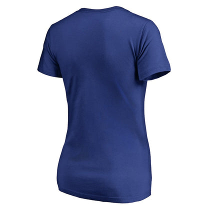Clayton Kershaw Los Angeles Dodgers Women's Player Hometown Collection V-Neck T-Shirt - Royal