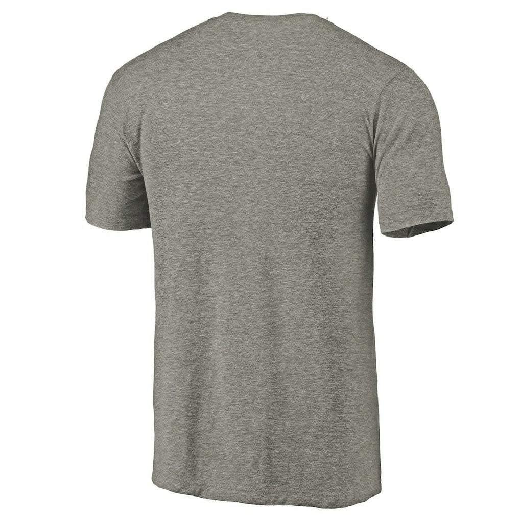 Brooklyn Nets Distressed Team Logo Tri-Blend T-Shirt - Heather Gray cheap