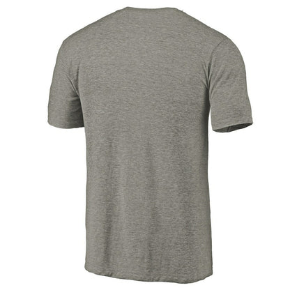 Brooklyn Nets Distressed Team Logo Tri-Blend T-Shirt - Heather Gray cheap