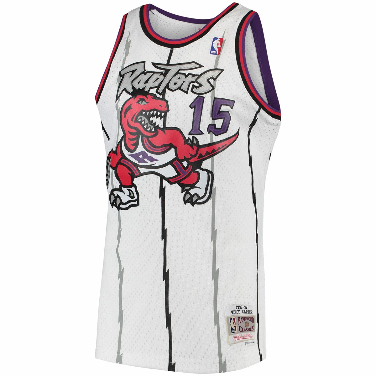 Vince Carter Toronto Raptors 1998/99 Hardwood Classics Swingman Jersey - White | Mitchell & Ness on sale