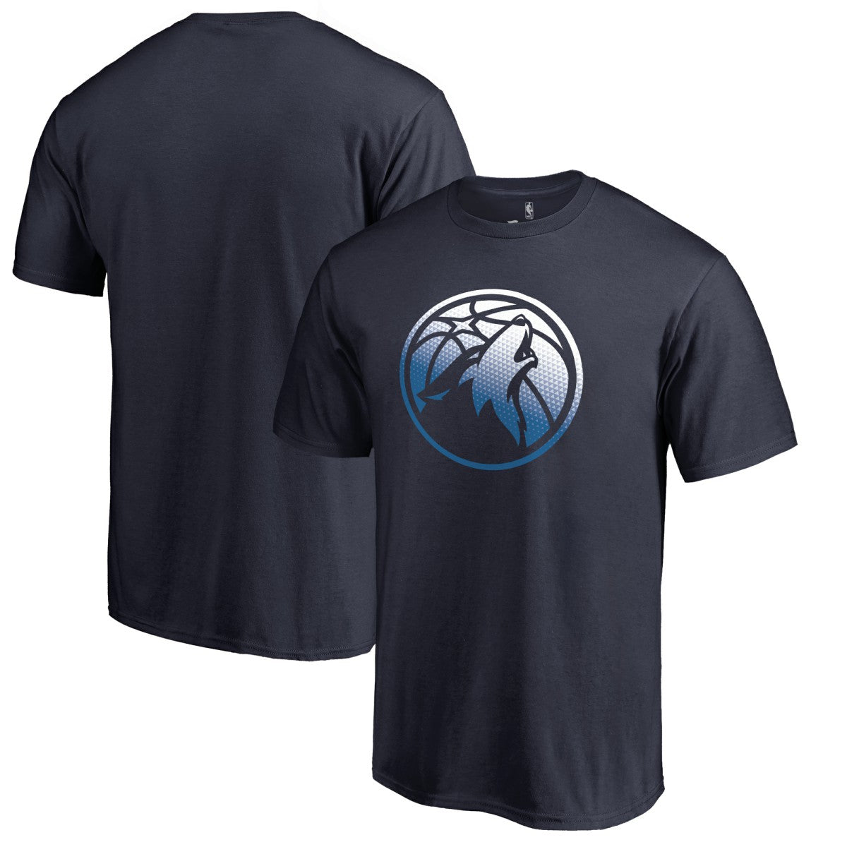 Minnesota Timberwolves Gradient Logo T-Shirt - Navy outlet